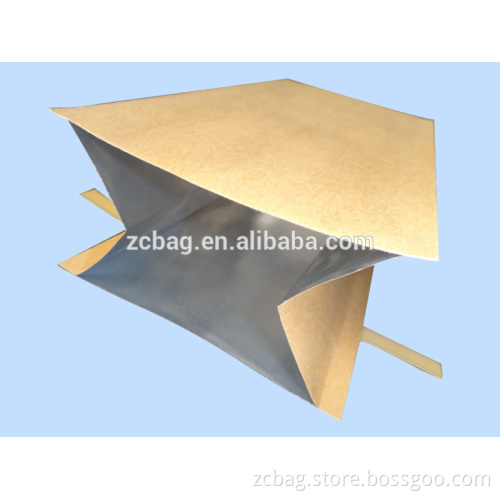 coffee bags with valve wholesale packaging bag Kraft aluminum foil tin tie one way degassing coffee valve bags